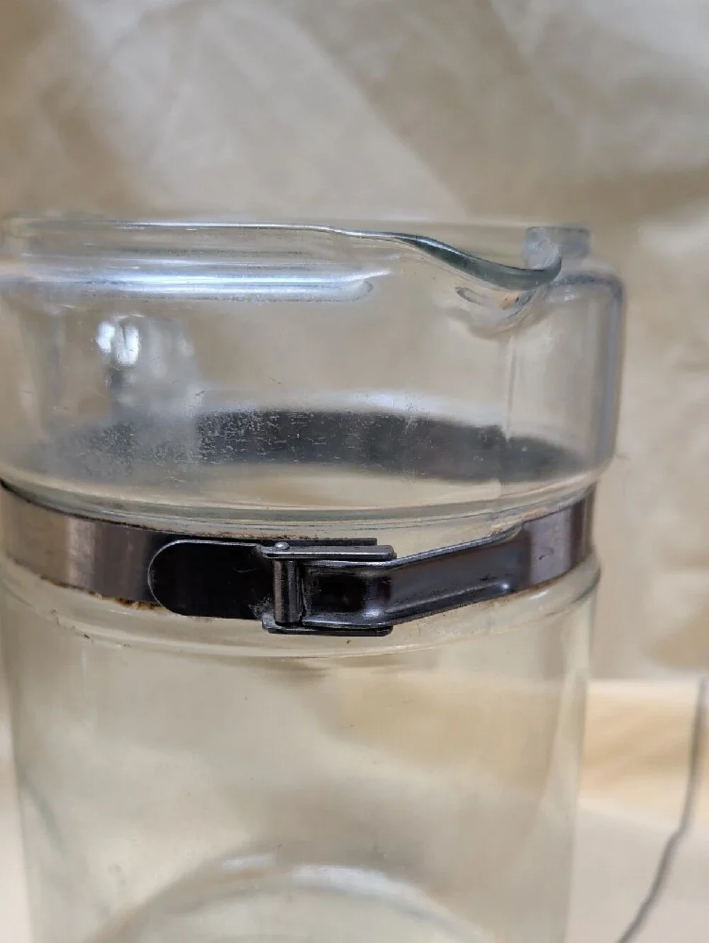 Vintage Pyrex Glass Coffee/Tea Percolator with Handle and Lid